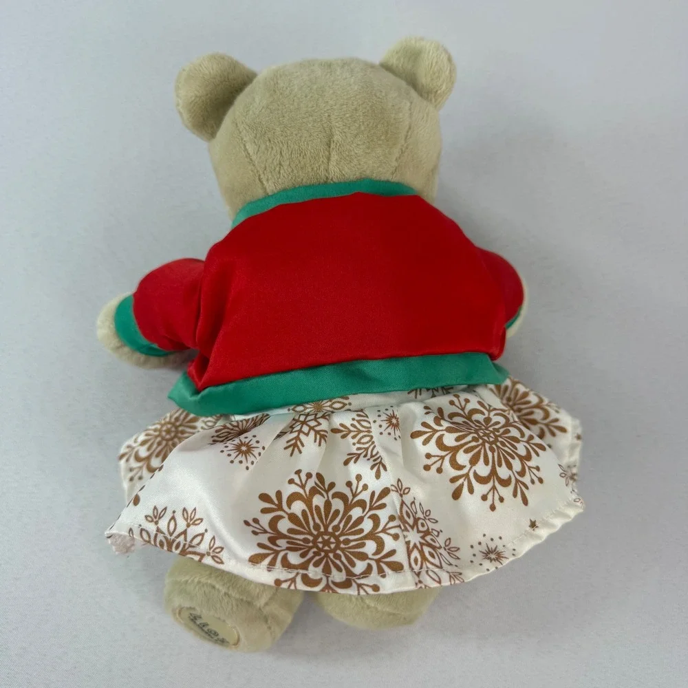 Starbucks‎ Bearista Bear 2017 Holiday Plush Snowflake Dress Rabbit Collectible
